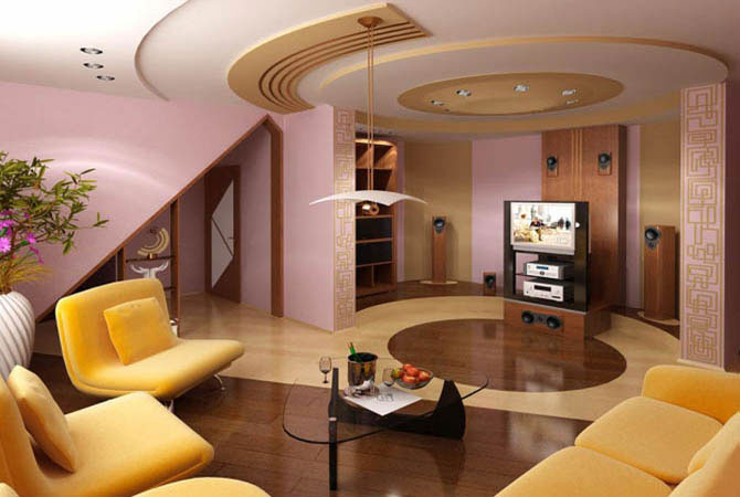 дизайн спальной комнаты с мебелью светло-коричневого цвета