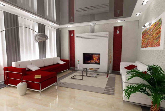 готовые дизайн гостиных комнат