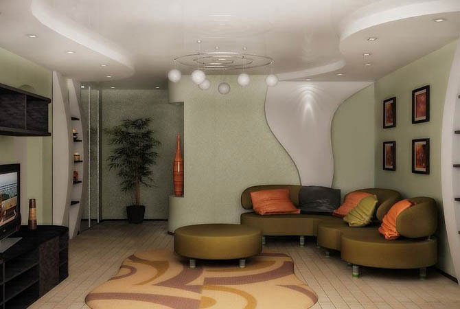 дизайн интерьера двухкомнатной квартиры с фото