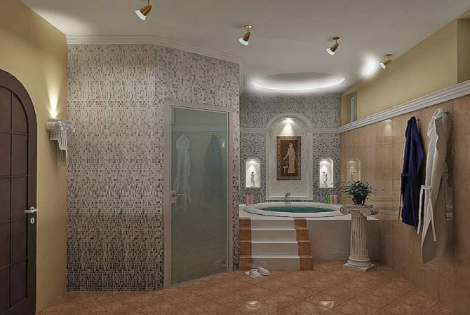 дизайн плитка ванная комната